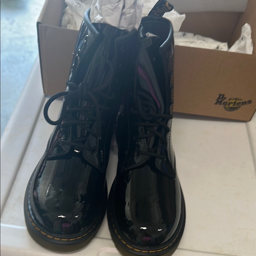 Dr. Martens Kids Black Boots